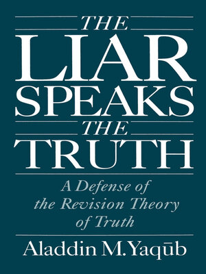 cover image of The Liar Speaks the Truth